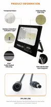 YOBOLIFE LLM -3400 solar lighting floodlight, equivalent to 400WLED cold light source floodlight, is used in courtyards, squares and warehouses Application Scenario